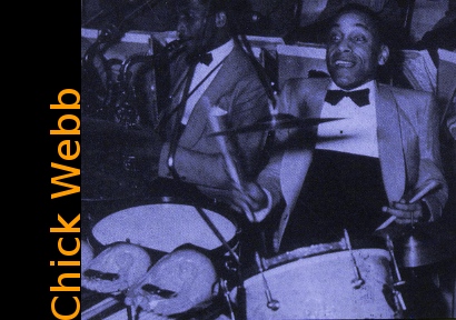Image of Chick Webb on drums.