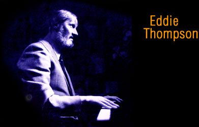 Image of Eddie Thompson at the piano.