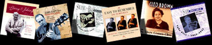 An image of a selection of Hep Jazz recordings.